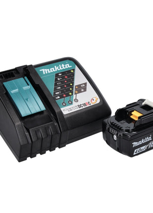 Makita DKP 181 RM1 Raboteuse pliante à batterie 82 mm 18 V sans balais + 1x batterie 4,0 Ah + chargeur