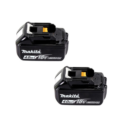 Sierra circular a batería Makita DHS 900 M2 36 V (2x 18 V) 235 mm sin escobillas + 2x batería 4,0 Ah - sin cargador