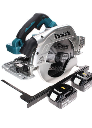 Makita DHS 900 G2 Akku Handkreissäge 36 V ( 2x 18 V ) 235 mm Brushless + 2x Akku 6,0 Ah - ohne Ladegerät