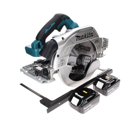 Sierra circular a batería Makita DHS 900 G2 36 V (2x 18 V) 235 mm sin escobillas + 2x batería 6,0 Ah - sin cargador