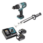 Makita DHP 481 RG Akku Schlagbohrschrauber 18 V 115 Nm Brushless + 2x Akku 6,0 Ah + Ladegerät - Toolbrothers