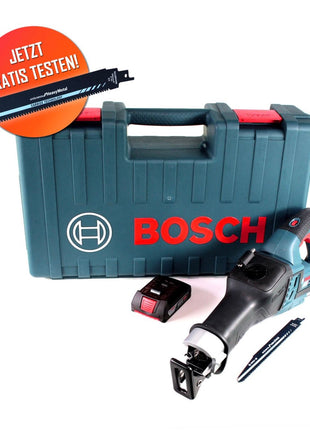 Gratis Bosch Carbide Säbelsägeblatt Bosch GSA 18V-32 Akku Reciprosäge 18 V Säbelsäge Brushless + 1x 2,0 Ah Akku + Koffer - ohne Ladegerät