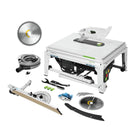 Festool TKS 80 EBS Scie circulaire sur table 254 mm, 2200 watts + Lame de scie circulaire WOOD FINE CUT W60 (575976) (575781)