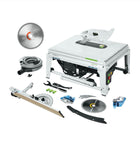 Festool TKS 80 EBS Tischkreissäge 2200 Watt 254 mm ( 575781 ) + Spezial Kreissägeblatt TF80 L ( 575977 ) + 1x KT-TKS 80 Patrone ( 575851 )