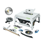 Festool TKS 80 EBS 2200 watts Scie à table 254 mm (575781) + Lame de scie circulaire universelle W40 (575975) + 1x Cartouche KT-TKS 80 (575851)
