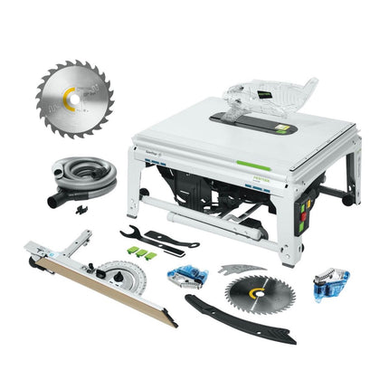 Festool TKS 80 EBS Tischkreissäge 2200 Watt 254 mm ( 575781 ) + Panther Kreissägeblatt PW24 ( 575974 ) + 1x KT-TKS 80 Patrone ( 575851 )