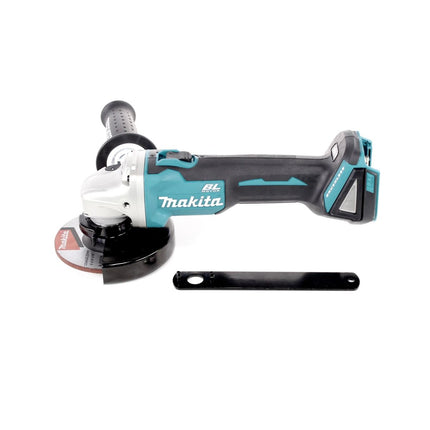 Makita DGA 506 RG cordless angle grinder 18 V 125 mm brushless + 2x rechargeable battery 6.0 Ah + charger