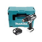 Makita DHP 482 G1J W Akku Schlagbohrschrauber 18 V 62 Nm Weiß + 1x Akku 6,0 Ah + Makpac - ohne Ladegerät - Toolbrothers