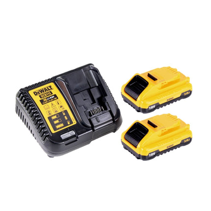 Lijadora vibratoria inalámbrica DeWalt DCW 200 L2 18V 108x115 mm + 2x baterías 3.0Ah + cargador + TSTAK