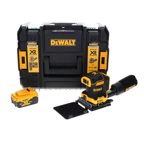 DeWalt DCW 200 NT Akku Vibrationsschleifer 18 V 108x115 mm + 1x Akku 5,0 Ah + TSTAK - ohne Ladegerät - Toolbrothers