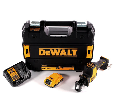 DeWalt DCS 369 D1 Akku Säbelsäge 18 V + 1x Akku 2,0 Ah + Ladegerät + TSTAK - Toolbrothers