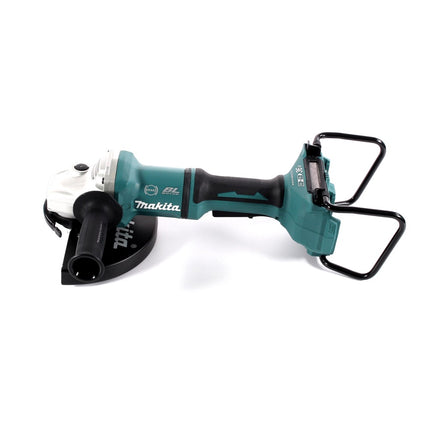 Amoladora angular a batería Makita DGA 900 PGK 36 V (2x 18 V) 230 mm sin escobillas + 2x batería 6,0 Ah + cargador doble + maletín