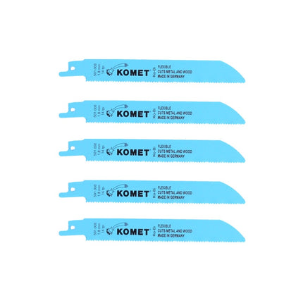 Makita DJR 188 T1J Akku Reciprosäge 18 V Brushless + 1x Akku 5,0 Ah + 5x Sägeblatt Metal Wood + Makpac - ohne Ladegerät - Toolbrothers