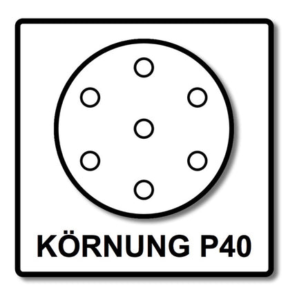 Festool STF D225/128 Schleifscheibe Granat P40 225 mm 25 Stk. ( 205653 ) für Langhalsschleifer PLANEX - Toolbrothers