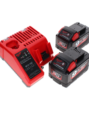 Tronçonneuse à batterie Milwaukee M18 FCHSC-902C 18 V 30 cm sans balais + 2x batteries 9,0 Ah + chargeur