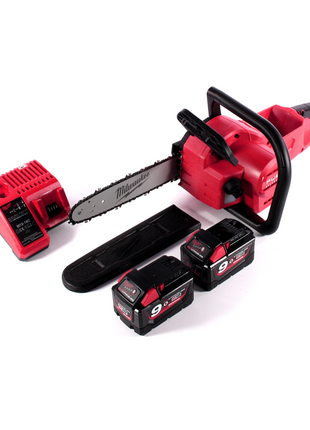 Tronçonneuse à batterie Milwaukee M18 FCHSC-902C 18 V 30 cm sans balais + 2x batteries 9,0 Ah + chargeur