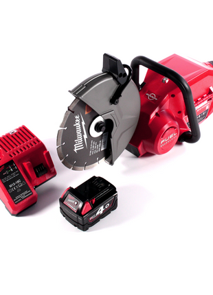 Milwaukee M18 FCOS230-401C Przecinarka akumulatorowa 18 V 230 mm bezszczotkowa + 1x akumulator 4,0 Ah + ładowarka