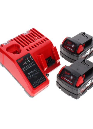 Milwaukee M18 JSR DAB+-402C Akku / Netz Radio Baustellenradio 18 V + 2x Akku 4,0 Ah + Ladegerät