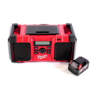 Milwaukee M18 JSR DAB+-501 batería / radio de red radio de obra 18 V + 1x batería 5,0 Ah - sin cargador