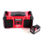 Milwaukee M18 JSR DAB+-901 Akku / Netz Radio Baustellenradio 18 V + 1x Akku 9,0 Ah - ohne Ladegerät