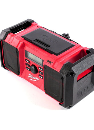 Milwaukee M18 JSR DAB+-902C Akku / Netz Radio Baustellenradio 18 V + 2x Akku 9,0 Ah + Ladegerät