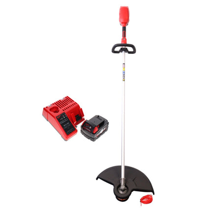 Milwaukee M18 CLT-401C Akku Rasentrimmer 18 V Brushless + 1x Akku 4,0 Ah + Ladegerät