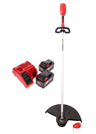 Coupe-herbe à batterie Milwaukee M18 CLT-902C 18 V sans balais + 2x batteries 9,0 Ah + chargeur