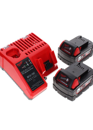 Milwaukee M18 CHT-902C Akku Heckenschere 18 V 610 mm Brushless + 2x Akku 9,0 Ah + Ladegerät