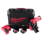 Cloueur à batterie Milwaukee M18 FFN-402C 18 V 50 - 90 mm sans balais + 2x batteries 4,0 Ah + chargeur + mallette