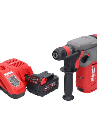 Martillo combinado a batería Milwaukee M18 CHX-401 18 V 2,5 J SDS plus sin escobillas + 1x batería 4,0 Ah + cargador