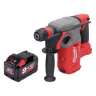 Martillo combinado a batería Milwaukee M18 CHX-901 18 V 2,5 J SDS plus sin escobillas + 1x batería 9,0 Ah - sin cargador