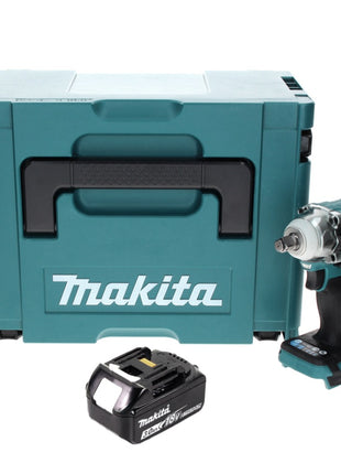 Makita DTW 300 F1J Visseuse à chocs sans fil 18 V 330 Nm 1/2" brushless + 1x Batterie 3,0 Ah + Makpac - sans chargeur