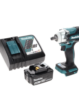 Makita DTW 300 RM1 akumulatorowy klucz udarowy 18 V 330 Nm 1/2" bezszczotkowy + 1x akumulator 4,0 Ah + ładowarka