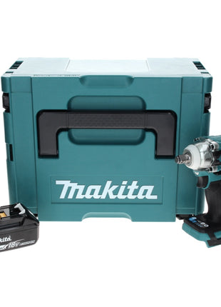 Makita DTW 300 M1J llave de impacto a batería 18 V 330 Nm 1/2" sin escobillas + 1x batería 4,0 Ah + Makpac - sin cargador