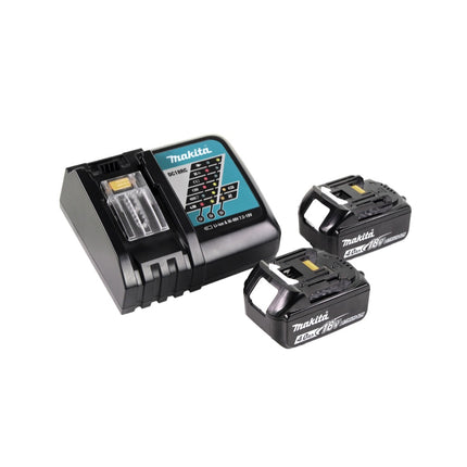 Makita DTW 300 RMJ Avvitatore ad impulsi a batteria 18V 330Nm 1/2" Brushless + 2x Batterie 4,0 Ah + Caricabatterie + Valigetta Makpac