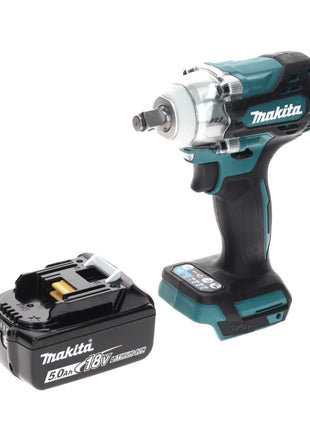 Makita DTW 300 T1 Akku Schlagschrauber 18 V 330 Nm 1/2" Brushless + 1x Akku 5,0 Ah - ohne Ladegerät