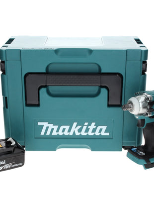 Makita DTW 300 G1J Visseuse à chocs sans fil 18 V 330 Nm 1/2" Brushless + 1x Batterie 6,0 Ah + Makpac - sans chargeur