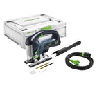 Festool CARVEX PSB 420 EBQ-Plus Pendelstichsäge ( 576186 ) + 2x Sägeblätter + 1x Splitterschutz + systainer - Toolbrothers