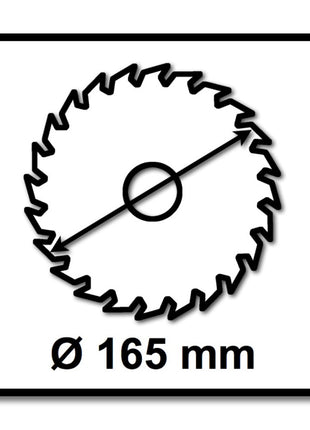 Makita CCXF16556EL SPECIALIZED EFFICUT Sägeblatt 165 x 20 x 1,45 mm 4 Stk. ( 4x B-57320 ) 56 Zähne für Holz, Laminat und Kunststoff