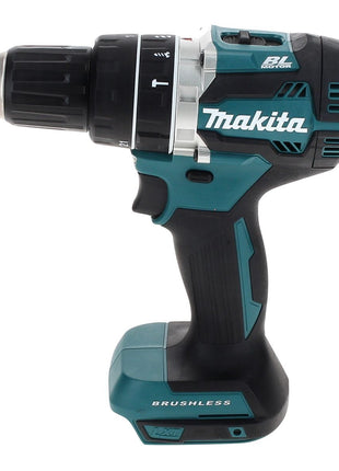 Makita DHP 484 ST1TX Akku Schlagbohrschrauber 18 V 54 Nm Brushless + 1x Akku 5,0 Ah + Ladegerät + 70 tlg. Bit Bohrer Set + TX Alu Koffer