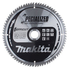 Hoja de sierra Makita CMSXF26080G SPECIALIZED EFFICUT 260 x 30 x 1,65 mm (B-67290) 80 dientes para madera