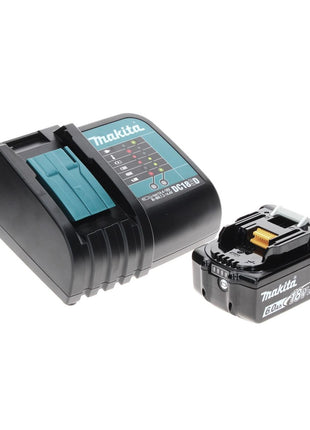 Makita DHP 482 SG1TX Perceuse-visseuse à percussion sans fil 18 V 62 Nm + 1x Batterie 6,0 Ah + Chargeur + Jeu de 70 mèches + Mallette en aluminium TX