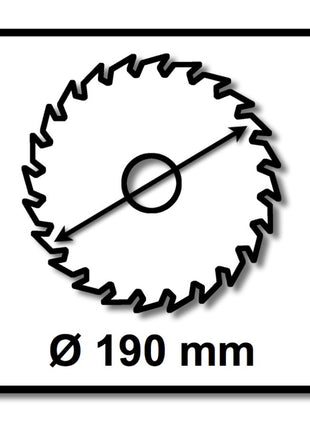 Makita CCM19024G SPECIALIZED EFFICUT Lame de scie 190 x 30 x 1,0 mm - 24 dents, pour bois - 4 pcs. (4x B-64191)