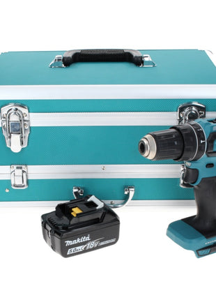 Makita DHP 485 T1TX taladro percutor inalámbrico 18 V 50 Nm sin escobillas + 1x batería 5,0 Ah + juego de brocas de 70 piezas + maletín de aluminio TX - sin cargador