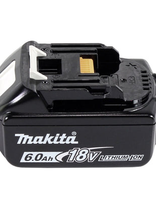 Makita DHP 485 G1TX taladro percutor inalámbrico 18 V 50 Nm sin escobillas + 1x batería 6,0 Ah + juego de brocas de 70 piezas + maletín de aluminio TX - sin cargador