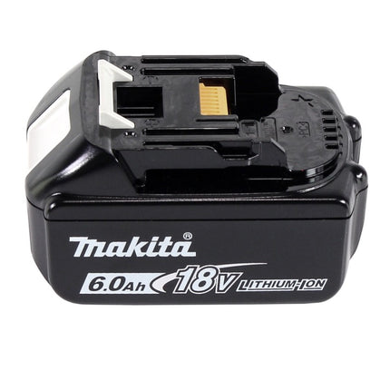 Makita DTW 285 G1TX Visseuse à chocs sans fil 18 V 280 Nm 1/2" Brushless + 1x Batterie 6,0 Ah + Jeu de mèches 70 pièces + Mallette TX - sans chargeur