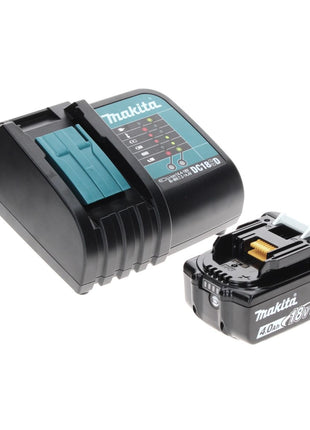 Makita DTW 300 SM1TX Visseuse à chocs sans fil 18 V 330 Nm 1/2" Brushless + 1x Batterie 4.0 Ah + Chargeur + Jeu de mèches 70 pièces + Mallette TX