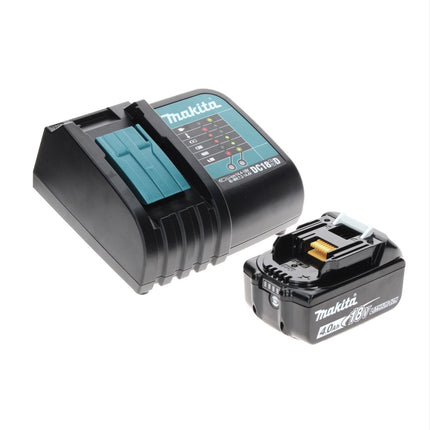 Makita DTW 300 SM1TX llave de impacto a batería 18 V 330 Nm 1/2" sin escobillas + 1x batería 4,0 Ah + cargador + juego de brocas de 70 piezas + maletín de aluminio TX