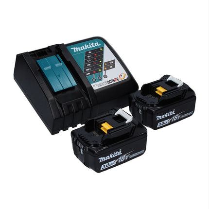 Makita DUC 256 RF Motosega a batteria 36 V ( 2x 18 V ) Brushless 25 cm + 2x batteria 3,0 Ah + caricabatterie