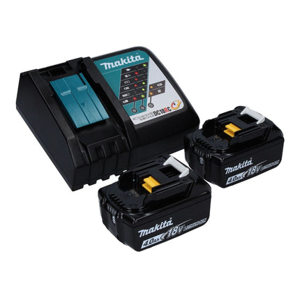 Makita DUC 256 RM Motosega a batteria 36 V ( 2x 18 V ) Brushless 25 cm + 2x batteria 4,0 Ah + caricabatteria